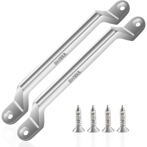 RV Grab Door Handle Entry Door Assist Handle Grab Pull Handles for RV Camper Trailer Cargo Trailer Motor Home Boat (with Screws)