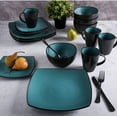 thumbnail image 1 of Juego De Vajilla Gibson Verde/negro 16 Piezas 4 Personas, 1 of 5