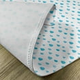 thumbnail image 5 of Ambesonne Blue Place Mats Set of 4, Watercolor Raindrops, Standard Size, Blue White, 5 of 6