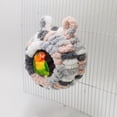 thumbnail image 6 of Plush Bird Nest Parrots Nest House Hanging Perch Small Bird Cage Accessories, 6 of 14