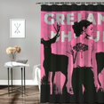 thumbnail image 2 of Orinice Deers Bathroom Decor Set Multi-Size Colorful Luxurious Polyester Fabric Fashion Shower Curtain Set with Hooks 100% Polyester Chic Modern Bathroom Decor - Waterproof, HD Print 36x72, 2 of 7