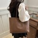 thumbnail image 5 of Bolso tote de piel para mujer | Bolso de hombro con bolsillo con cremallera para el trabajo, viajes y uso diario., 5 of 6