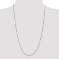 thumbnail image 3 of 1.3mm 14k White Gold Singapore Chain Necklace - 1.9 Grams - 18 Inch, 3 of 4