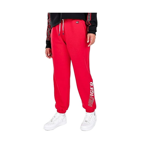 Tommy Hilfiger Boyfriend Sweatpant Womens Active Pants Size XS, Color: Red