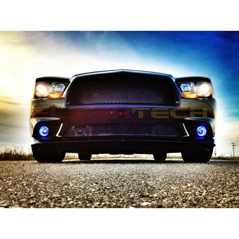 2014 dodge charger fog light kit Flashtech Blue LED Halo Ring For 11-14 and for some they Unit Per Pack:5-Pack Main 5-Pack] Pillow Talk Sour