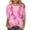 #3Pink-Pink, variant on Nfurl Women Pink Ribbon Breast Cancer Graphic Tees Shirts Casual Crewneck 3/4 Sleeve Tshirts Cancers Awareness Shirts Pullover Tops Pink XL