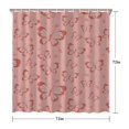 thumbnail image 5 of Pink Butterfly Pattern Shower Curtain 72"x72" ,Bathroom Decorative Shower Curtains Set with 12 Hooks,Modern Waterproof Washable Shower Curtain, 5 of 6