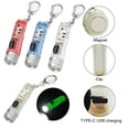 thumbnail image 5 of Radiance LED Torch Lamp Pocket USB Rechargeable Mini Keychain Keyring Camping, 5 of 8