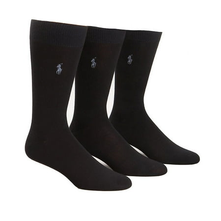 Polo Ralph Lauren Mens Super Soft Crew Dress Socks 3-Pack Style-8087PK