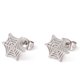 thumbnail image 1 of 2 pares de pendientes de telaraña de acero inoxidable 304 para mujer, aretes de cartílago de color acero inoxidable., 1 of 2