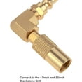 thumbnail image 4 of 1/4 Inch RV Quick Connect Elbow Adapter Conversion Fitting Low Pressure for Blackstone 17 Inch and 22 Inch, 4 of 5