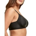 Women's Hanes G507 XTemp Contour Wirefree Convertible Bra (Black S