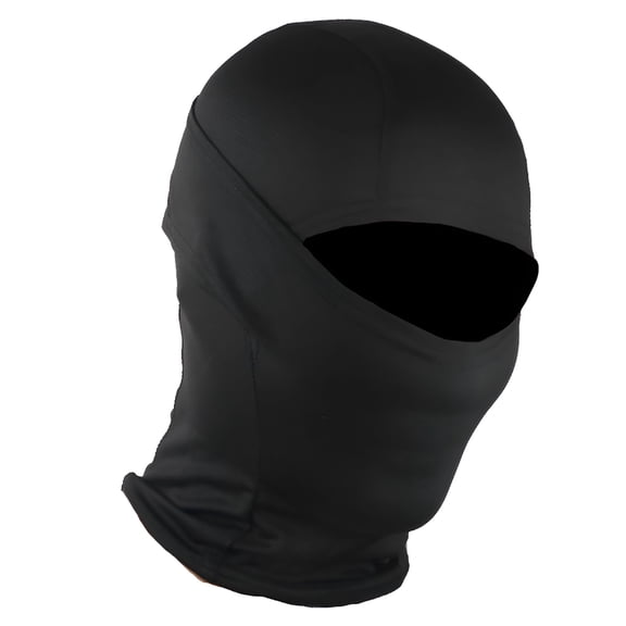 TELOLY Unisex Sun UV Protection Full Face Covering Balaclava, Black