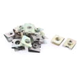 thumbnail image 1 of Unique Bargains 20Pcs Metal Screw U-Type Clips Speed Nuts for Car License Plate, 1 of 2