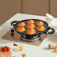 thumbnail image 2 of 7-Hole Cake Cooking Pan Nonstick Baking Cake Mould 7 Holes Takoyaki Maker, 2 of 15