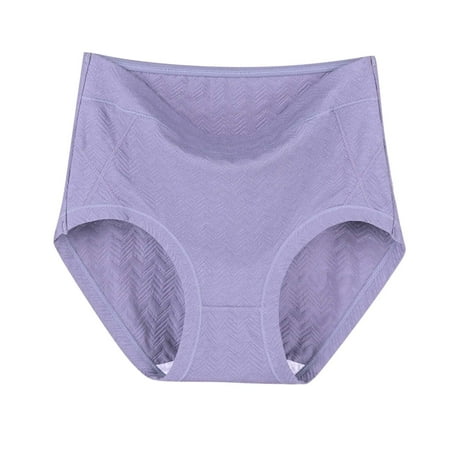 Juslio Women s Panties High Waist Ice Silk Soft Elastic Sexy Breathable Soft Breathable Underwear