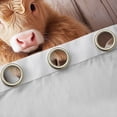 thumbnail image 4 of Homewish Bohemain Cowboy Tribal Curtains Pack of 2 (42x84 Each),Rustic Highland Cattle Curtains Blackout,Kawaii Flower Floral Bedroom Curtains For Girl Boy,Luxury Bedroom Decor, 4 of 6