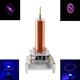 thumbnail image 4 of DIY de bobina pequeña Tesla DC 24V 3A Transmisión inalámbrica pa + Potencia Enseñanza Demostración Física Tablero de bricolaje Sunnimix Plasma de bobina de Tesla musical, 4 of 7