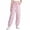 Pink, variant on Girls Cargo Pants Elastic Waist Drawstring Tapered Jogger Pants with Multi Pockets Lightweight Baggy Streetwear Trackpant 1-14 Years