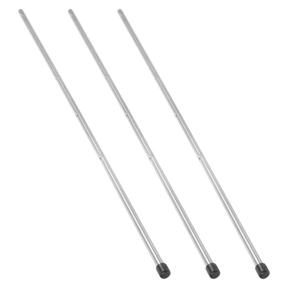 Raindrops 3Pcs Metal Foosball Table Rods Replacement Poles Compatible with Various Table Soccer Models