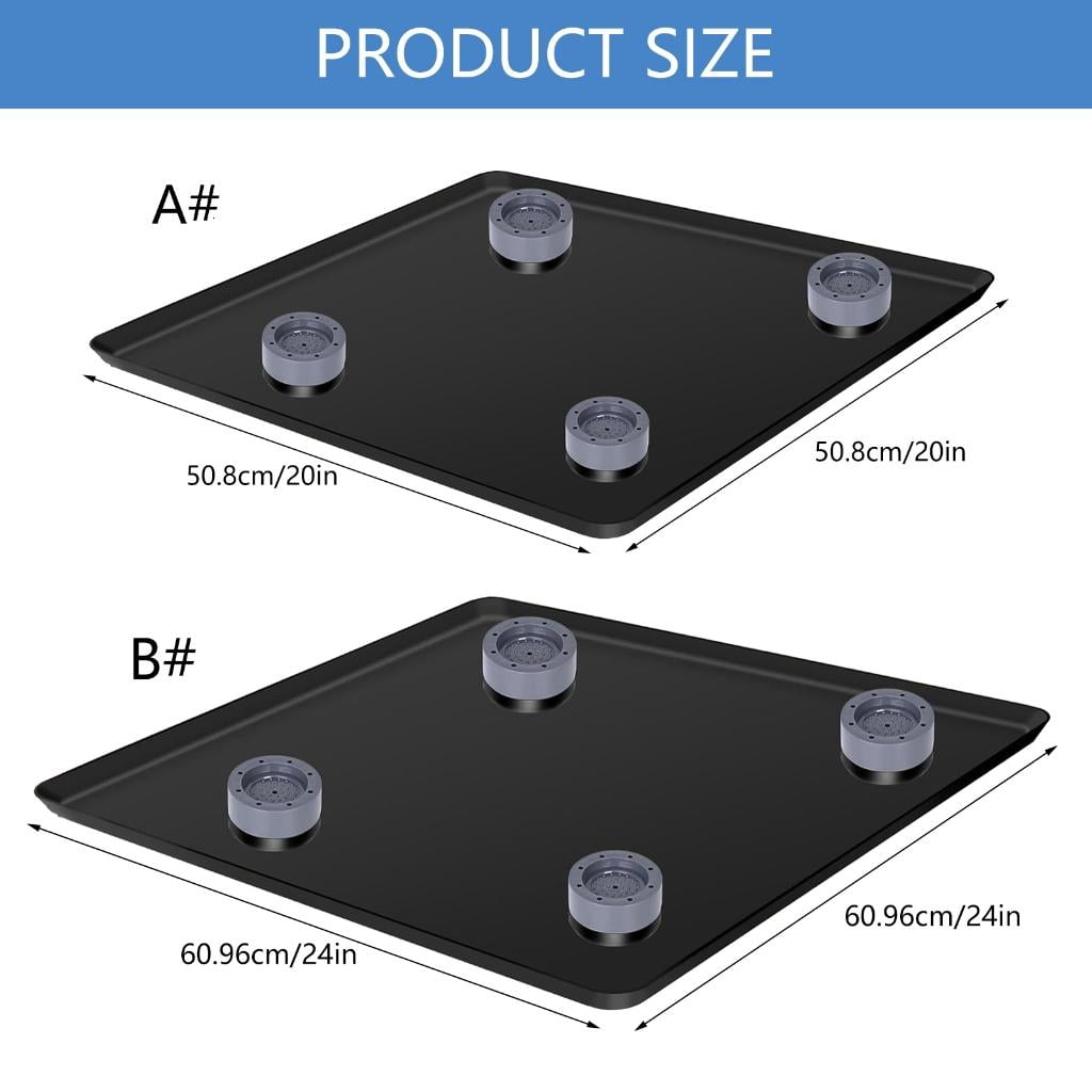 Multipurpose Appliance Floor Cover Nonslip Silicone Base Suitable for Refrigerator Washing Machine Leak Containment