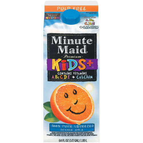 Minute Maid Premium Kids Plus Vitamins Calcium Orange Juice