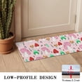 thumbnail image 3 of Pink Mushroom Cartoon Light Pattern Door Rugs,Washable Non Slip Door Mats Indoor,Decorative Door Mats,Entry Mat Indoor for Entrance,Bedroom,Kitchen,Bathroom,16"x47", 3 of 6