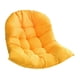 thumbnail image 4 of Cojín colgante para silla tipo huevo, cojín para asiento de silla de exterior, repuesto transpirable, almohadilla para silla oscilante, alfombrilla Amarillo, 4 of 9