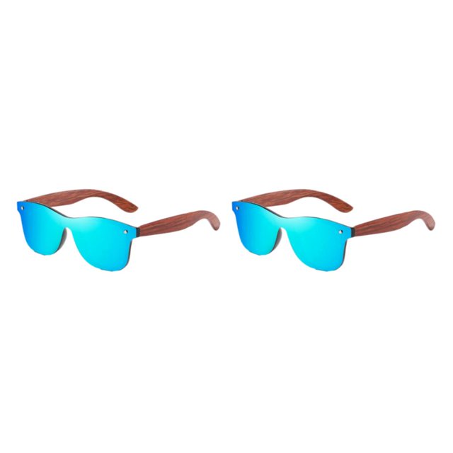 Thinsony Protection de Monture Légère à la Mode Ajustement Confortable Options de Lentilles Colorées Unisexe Bleu 2 Ensembles