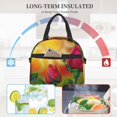 thumbnail image 4 of Fotbe Rose Psychedelic Bolsa de Almuerzo con Estampado, Lonchera Aislada, Contenedores de Comida Reutilizables Tipo Cooler a Prueba de Fugas, 4 of 7