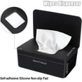 thumbnail image 2 of Wipes Dispenser - Large Capacity Baby Wipes Holder - Silicone Non-Slip Pad, Dustproof Tissues Wipes Case with Lid, 2 of 6