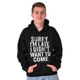 thumbnail image 5 of I Didn't Want to Come Introvert Funny Hoodie Sweatshirt Women Men Brisco Brands X, 5 of 6