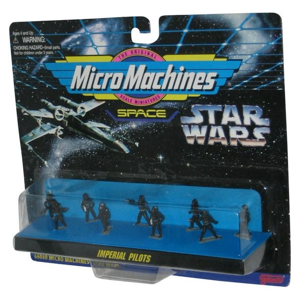 Star Wars Micro Machines Impériaux Pilotes (1996) Galoob Mini Figurine Ensemble