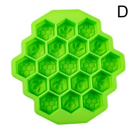 

Silicone 19 Mobile Bee Honeycomb Cake Chocolate Soap Mold Icing Soap K9T2