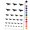 Black, variant on Flying Eagle Solid Water Resistant Temporary Tattoo Set Fake Body Art Collection - White