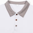thumbnail image 2 of Men's Shirt for Casual Wear with Lapel Button Short Sleeve Design Men’s Top Smart Leisure Fashion Attire for Everyday Use White XXL, 2 of 2