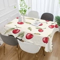 thumbnail image 2 of Yayeee Tablecloths 54" x 72" Rectangle Wrinkle Resistant Party Table Cover, Red Cherry, 2 of 8