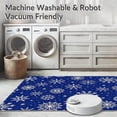 thumbnail image 5 of ODIKA 3'x5' Machine Washable Non-Slip Area Rug, Arctic Seasonal Hearth Embellishment High Traffic Rug, Blue, 505320, 5 of 5