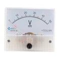 thumbnail image 2 of age Analogue meter, Professional Durable 2.5 age Analog meter Panel meter White, DC 0-50V, 2 of 10
