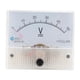 thumbnail image 2 of Medidor de voltaje analógico de panel, voltímetro, CC 0, 20/50/100/200/500 V CC 0-50 V, 2 of 9