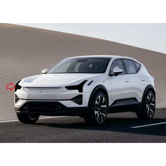 For The BlingLights Tinted Protective Headlight Film Covers for Polestar 3