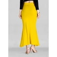 thumbnail image 4 of eloria Yellow Cotton Blended Shape Wear for Saree Petticoat Skirts for Women Flare Saree Shapewear, 4 of 5
