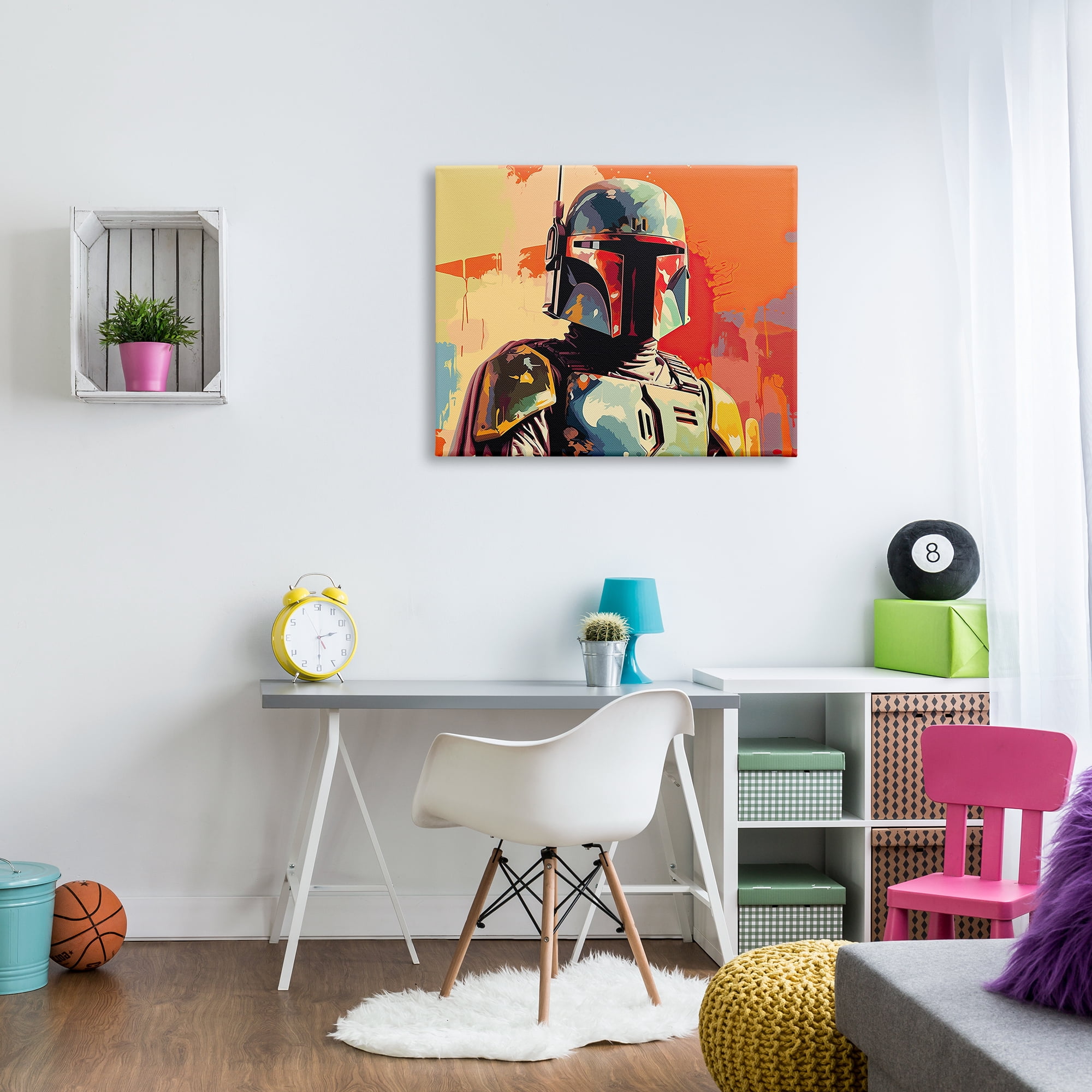 Stupell Industries Pop Culture Sci-Fi Man Fairy Tales & Fantasy Painting Gallery Wrapped Canvas Art Print Wall Art, 40 x 30