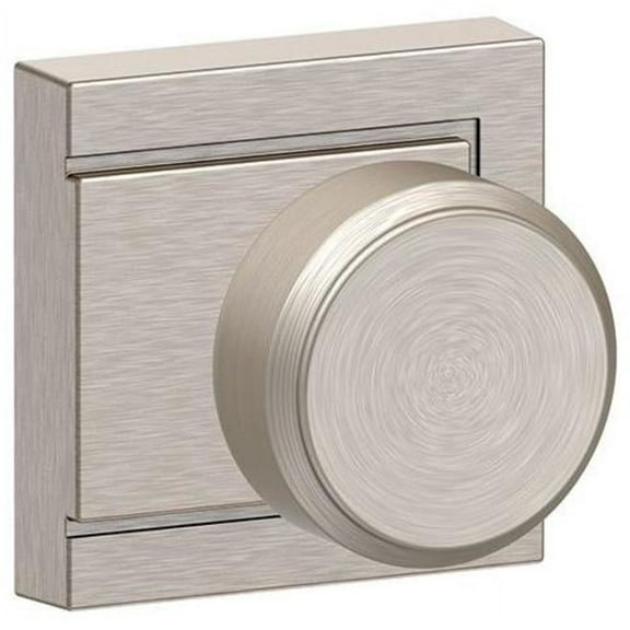 Schlage F10-Bwe-Uld Bowery Passage Door Knob Set - Nickel
