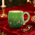 thumbnail image 4 of LIORAGLJ Christmas Theme Glassware Collection Holiday Designs Dishwasher Safe Glossy Finish, 4 of 9