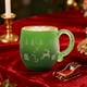 thumbnail image 4 of Taza Colección de cristalería navideña, vaso de vidrio de 414 ml con diseños festivos para fiestas y regalos (1 unidad). Rkxzt, 4 of 9