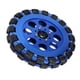 thumbnail image 1 of Componente de rueda omnidireccional Bling Bling 8 pulgadas con buje de Aleación de aluminio para robot de juguete DIY, 1 of 12