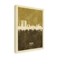 thumbnail image 2 of Trademark Fine Art 'Madrid Spain Skyline Brown' Canvas Art by Michael Tompsett, 2 of 3