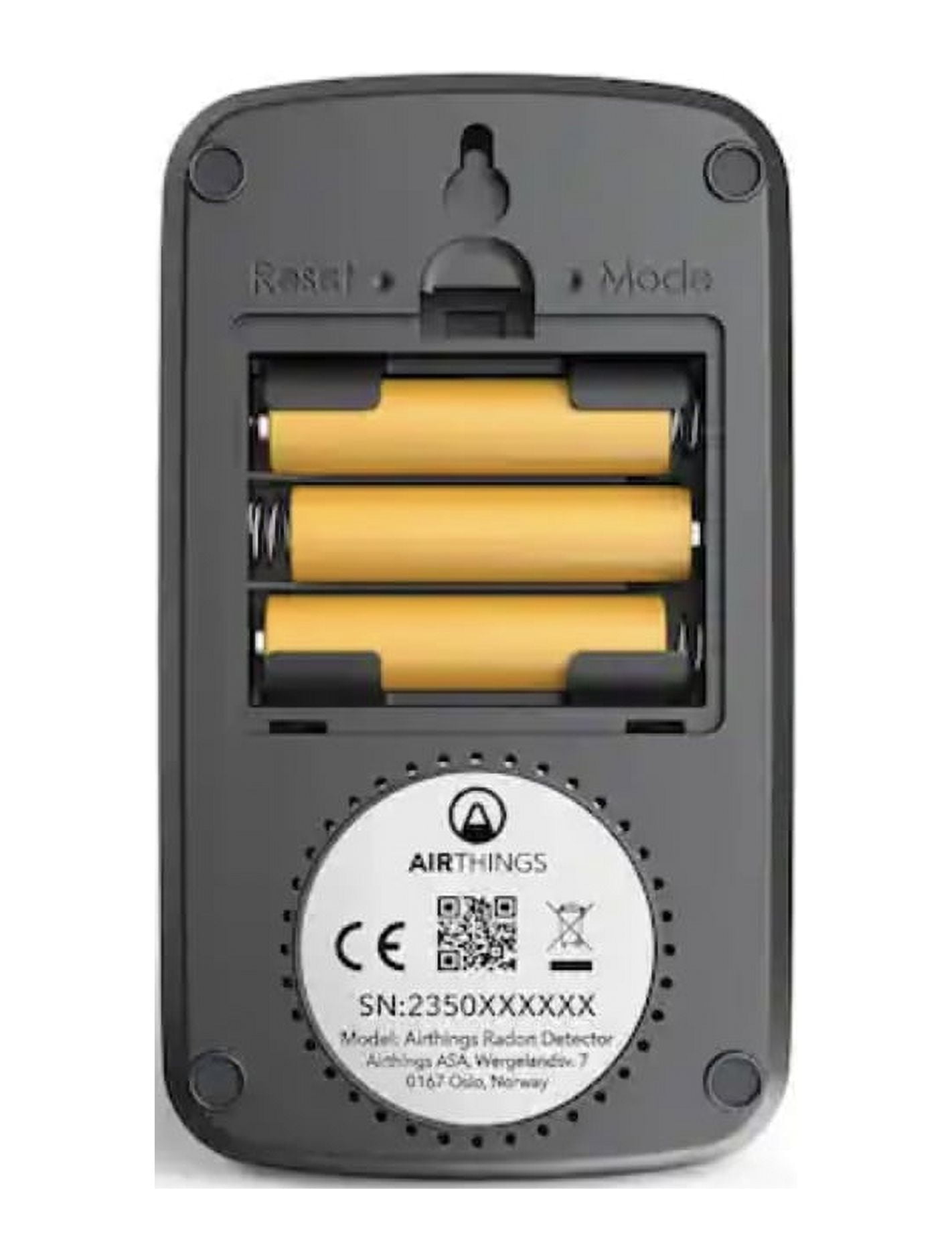 Airthings Corentium Home Radon Detector 2350 Portable, Lightweight