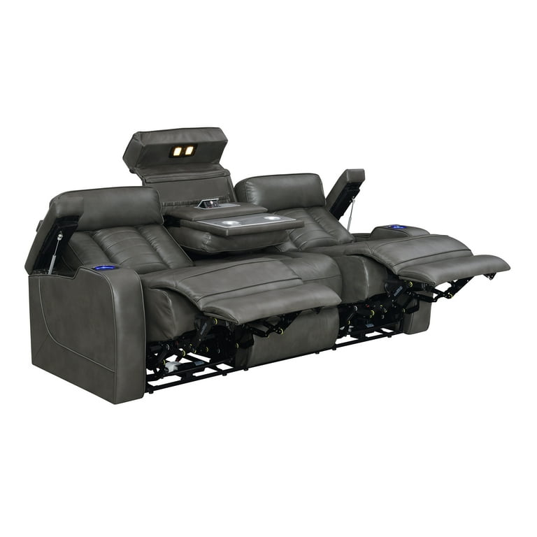 Synergy Jamestown Power Sofa Recliner With Console Baci Living Room